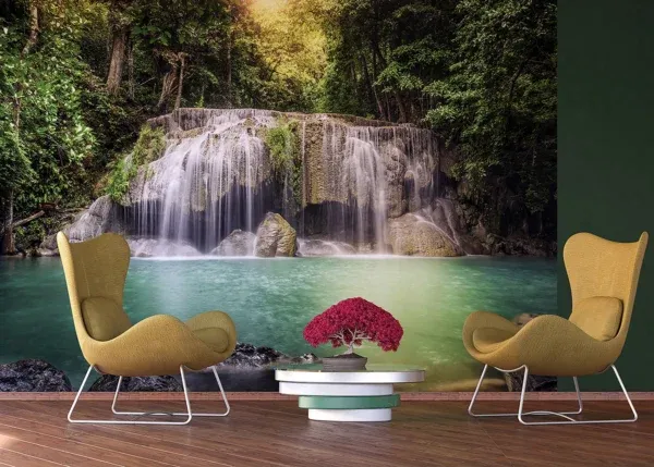 Wall Mural Waterfall in Paradise, 375 x 270 cm, FTNS 2451