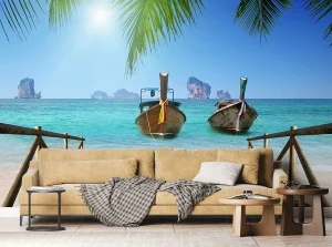Wall Mural Pier to Paradise, 375 x 270 cm, FTNS 2455 - Image 4