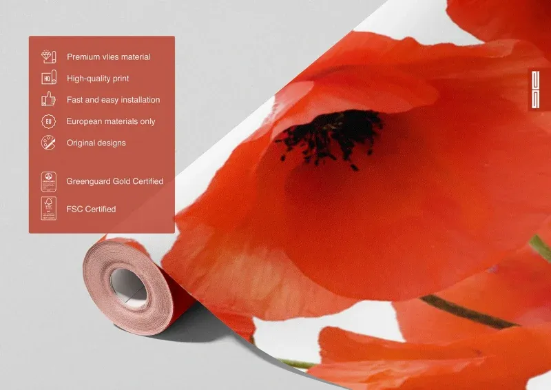 Wall Mural Wild Poppies, 375 x 270 cm, FTNS 2461 - Image 6