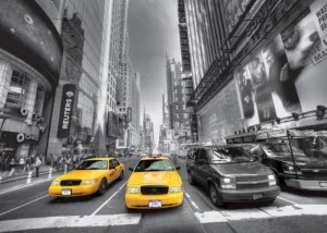 Wall Mural Yellow Cab, 375 x 270 cm, FTNS 2474 - Image 2