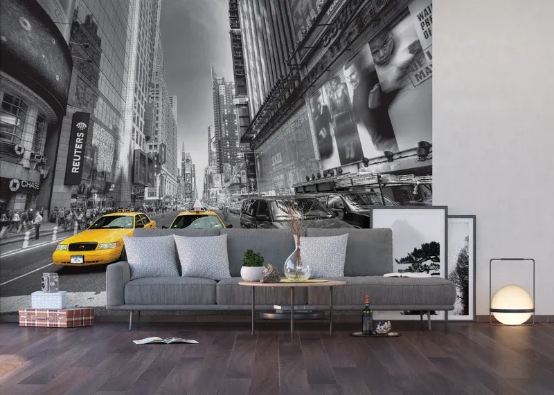 Wall Mural Yellow Cab, 375 x 270 cm, FTNS 2474 - Image 3