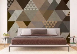 Wall Mural Triangles, 375 x 270 cm, FTNS 1256 - Image 3