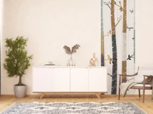 Wall Mural Drawn Trees, 90 x 270 cm, FTNVL 3701 - Image 5