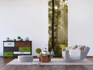Wall Mural Morning Forest, 90 x 270 cm, FTNVL 3712 - Image 4