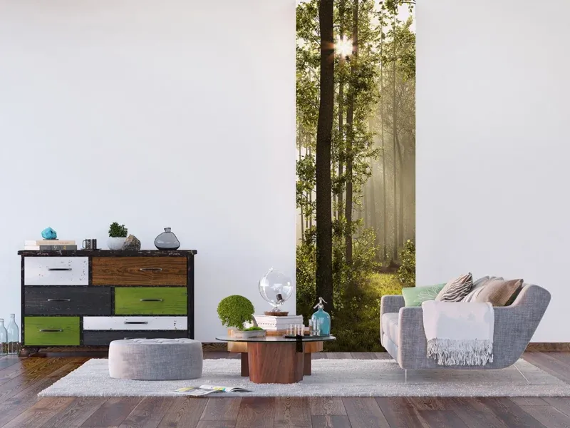 Wall Mural Morning Forest, 90 x 270 cm, FTNVL 3712 - Image 4