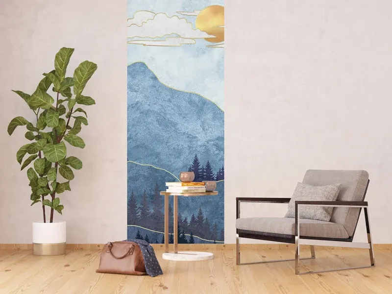 Wall Mural Blue Mountain, 90 x 270 cm, FTNVL 3732 - Image 3