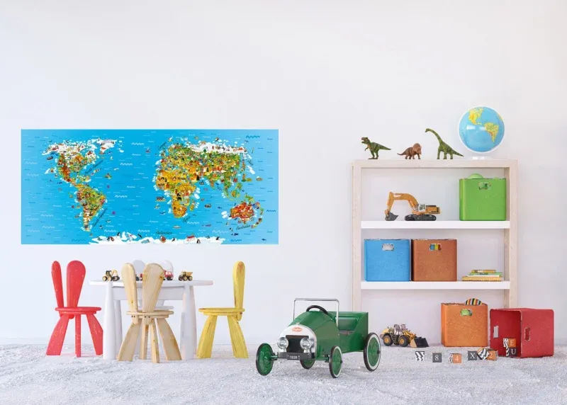 Wall Mural Map, 202 x 90 cm, FTNH 2731 - Image 3