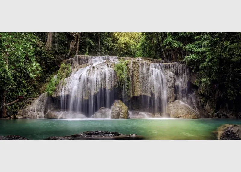 Wall Mural Waterfall in Paradise, 202 x 90 cm, FTNH 2743 - Image 2