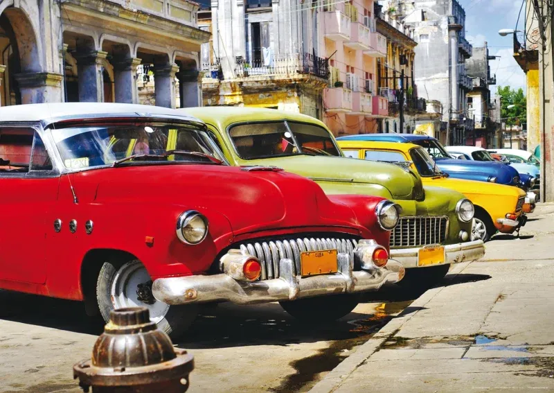 Wall Mural Cuban Cars, 160 x 110 cm, FTNM 2603 - Image 2