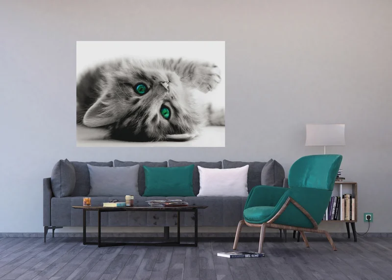 Wall Mural Kitten, 160 x 110 cm, FTNM 2605 - Image 3