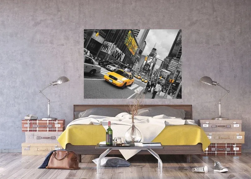 Wall Mural Yellow Cab, 160 x 110 cm, FTNM 2626 - Image 3