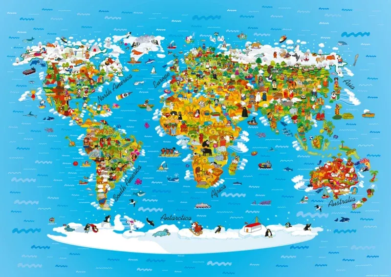 Wall Mural Map, 160 x 110 cm, FTNM 2650 - Image 2