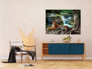 Wall Mural Tiger, 160 x 110 cm, FTNM 2652 - Image 3