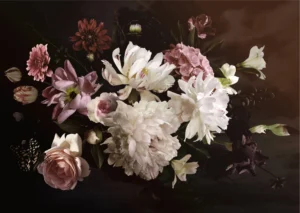 Wall Mural Flowers, 160 x 110 cm, FTNM 2693 - Image 2