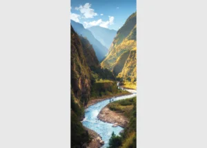Wall Mural Mountain River, 90 x 202 cm, FTNV 2943 - Image 2