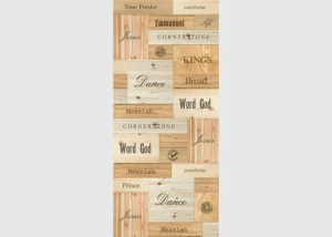 Wall Mural Wood Crate, 90 x 202 cm, FTNV 2944 - Image 2