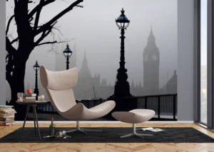 Wall Mural Misty London, 375 x 270 cm, FTNXXL 0307 - Image 3