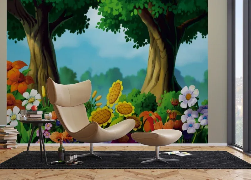 Wall Mural Forest, 375 x 270 cm, FTNXXL 0402 - Image 3