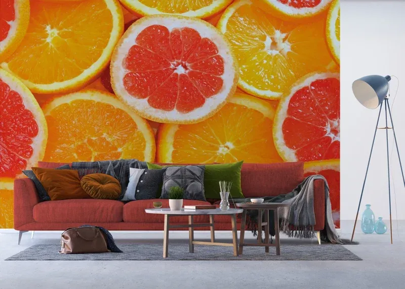 Wall Mural Oranges, 375 x 270 cm, FTNXXL 0413 - Image 4
