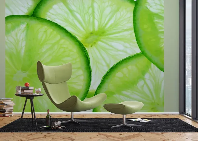 Wall Mural Lime, 375 x 270 cm, FTNXXL 0440 - Image 3