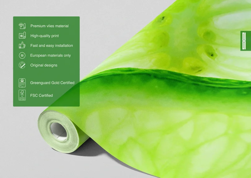 Wall Mural Lime, 375 x 270 cm, FTNXXL 0440 - Image 6