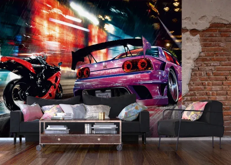 Wall Mural Race, 375 x 270 cm, FTNXXL 0463 - Image 3