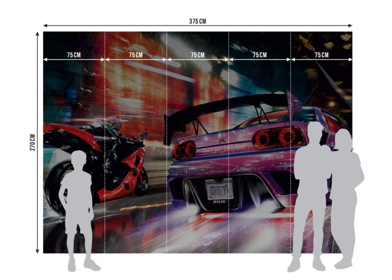 Wall Mural Race, 375 x 270 cm, FTNXXL 0463 - Image 5