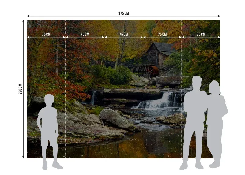 Wall Mural Autumn Mill, 375 x 270 cm, FTNXXL 1116 - Image 7