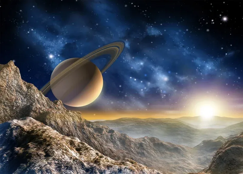 Wall Mural Saturn, 375 x 270 cm, FTNXXL 1126 - Image 2