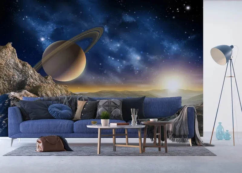 Wall Mural Saturn, 375 x 270 cm, FTNXXL 1126 - Image 4