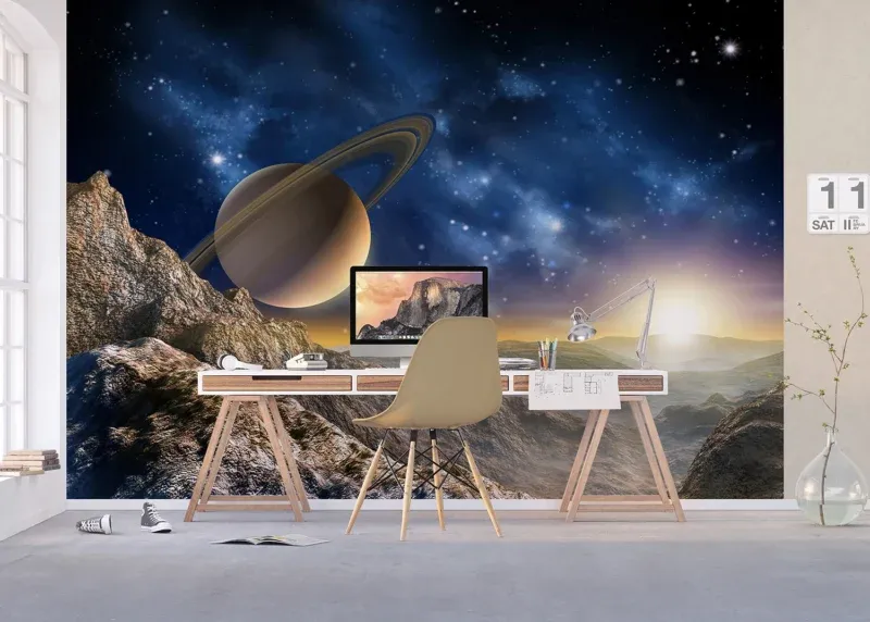 Wall Mural Saturn, 375 x 270 cm, FTNXXL 1126 - Image 5