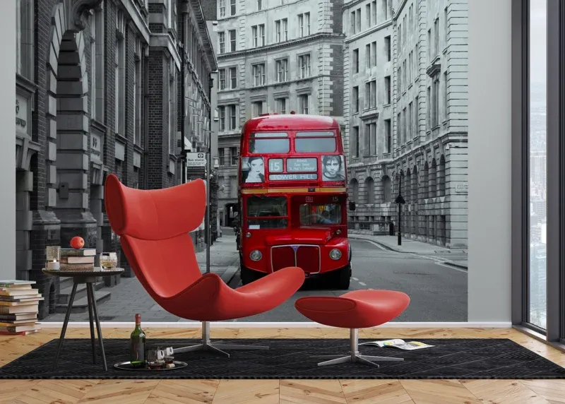Wall Mural Double Decker, 375 x 270 cm, FTNXXL 1132 - Image 3