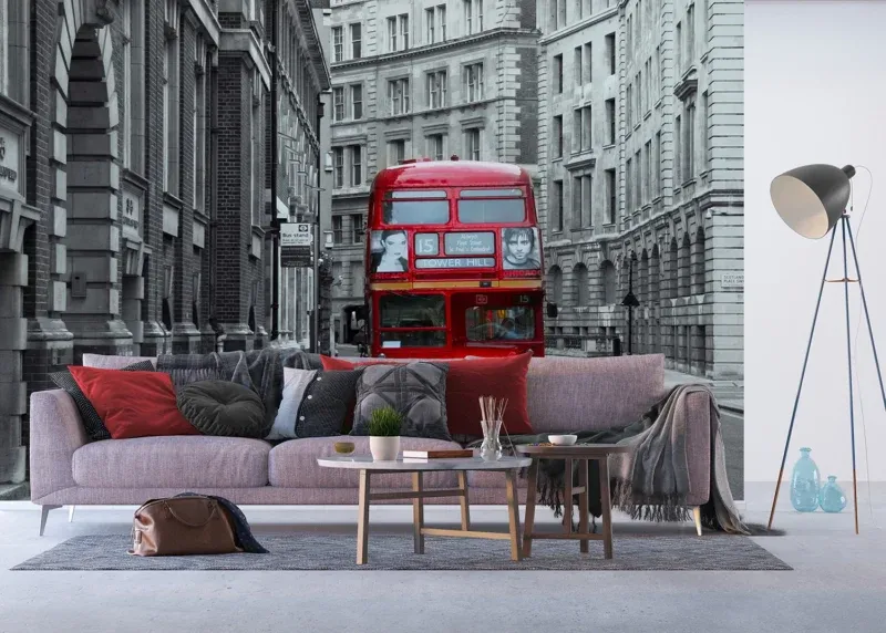 Wall Mural Double Decker, 375 x 270 cm, FTNXXL 1132 - Image 4