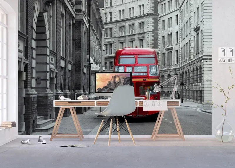 Wall Mural Double Decker, 375 x 270 cm, FTNXXL 1132 - Image 5