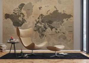 Wall Mural Map, 375 x 270 cm, FTNXXL 1215 - Image 3