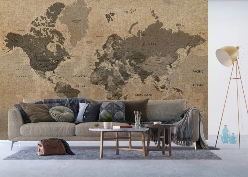 Wall Mural Map, 375 x 270 cm, FTNXXL 1215 - Image 4