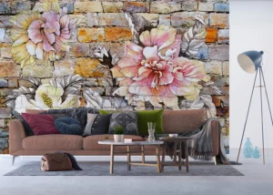 Wall Mural Flowers, 375 x 270 cm, FTNXXL 1227 - Image 4