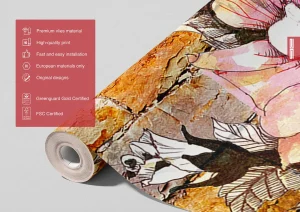 Wall Mural Flowers, 375 x 270 cm, FTNXXL 1227 - Image 6