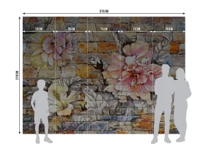 Wall Mural Flowers, 375 x 270 cm, FTNXXL 1227 - Image 7