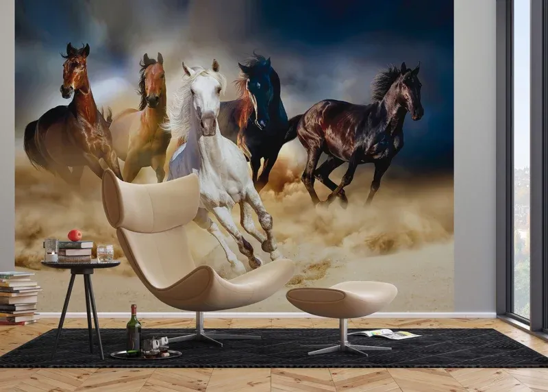 Wall Mural Horses, 375 x 270 cm, FTNXXL 1239 - Image 3