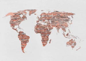 Wall Mural Map, 375 x 270 cm, FTNXXL 1240 - Image 2