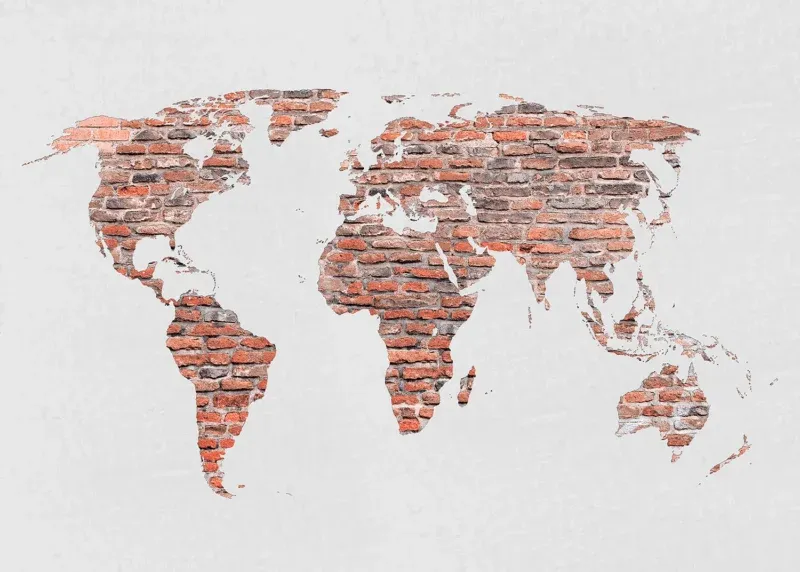 Wall Mural Map, 375 x 270 cm, FTNXXL 1240 - Image 2