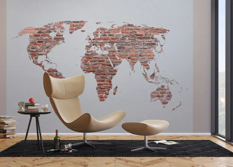 Wall Mural Map, 375 x 270 cm, FTNXXL 1240 - Image 3