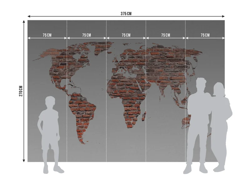 Wall Mural Map, 375 x 270 cm, FTNXXL 1240 - Image 7