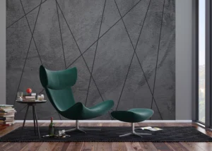 Wall Mural Concrete Lines, 375 x 270 cm, FTNXXL 1241 - Image 3