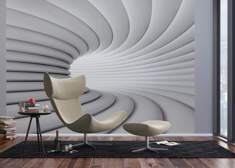 Wall Mural Futuristic Abstraction, 375 x 270 cm, FTNXXL 2417 - Image 3