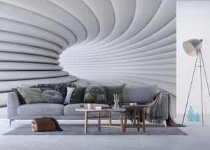 Wall Mural Futuristic Abstraction, 375 x 270 cm, FTNXXL 2417 - Image 4