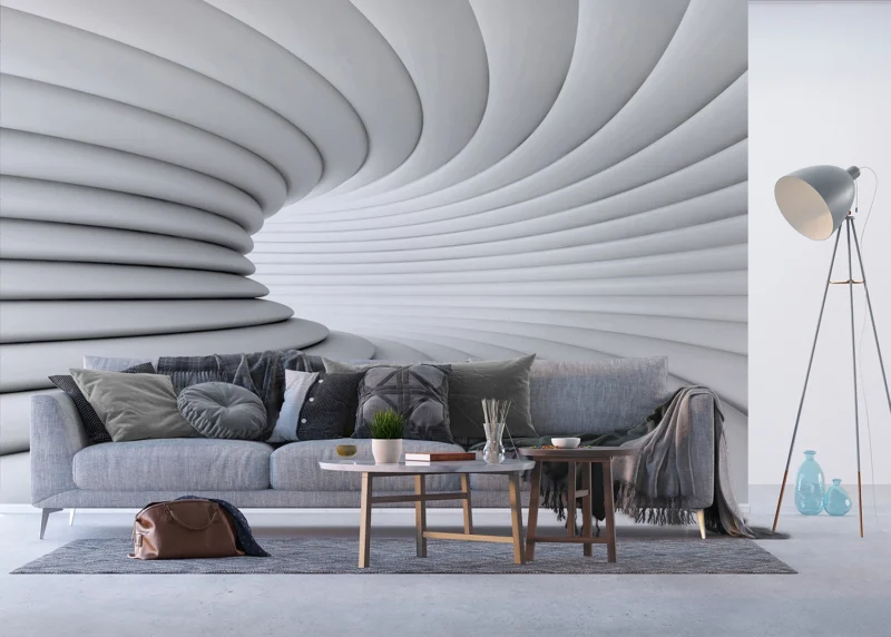Wall Mural Futuristic Abstraction, 375 x 270 cm, FTNXXL 2417 - Image 4