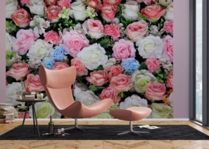 Wall Mural Flowers, 375 x 270 cm, FTNXXL 2428 - Image 3