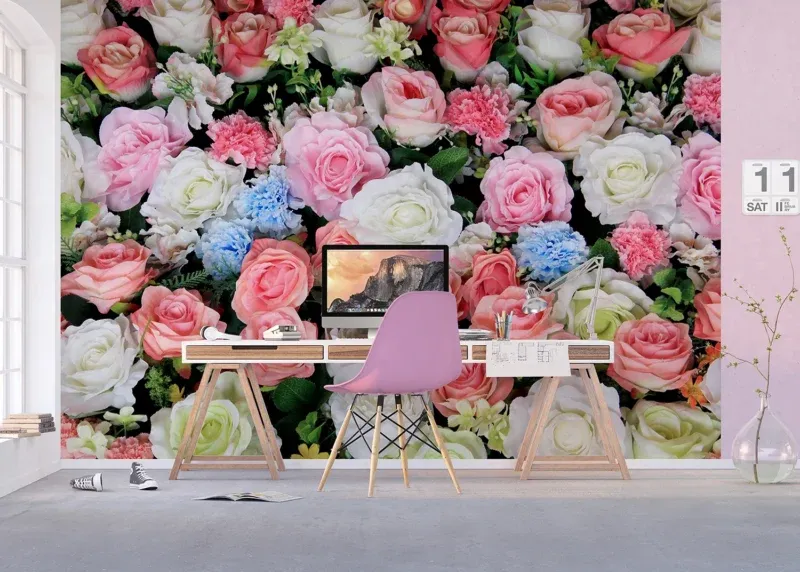 Wall Mural Flowers, 375 x 270 cm, FTNXXL 2428 - Image 5